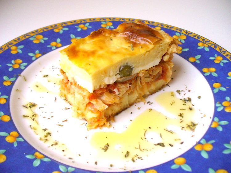Torta de bacalhau