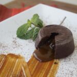 Petit gateau sem glúten com doce de leite zero lactose