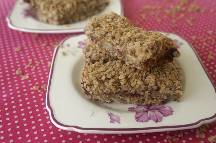 Barrinhas de aveia com banana