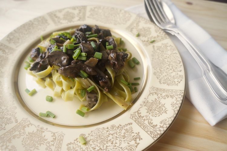 Fettuccine ao molho de funghi