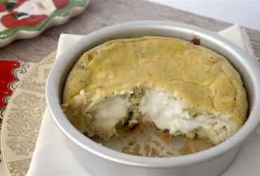 Torta cremosa de bacalhau