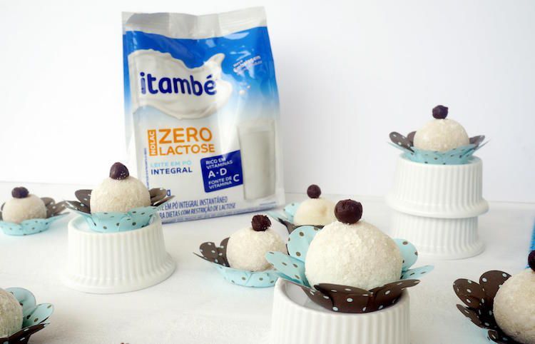 Docinho de leite em pó zero lactose