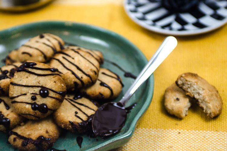 Cookies de amendoas e coco sem leite e sem gluten